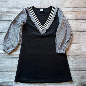 Girl’s Black & White Dress